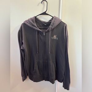 Vans zip up hoodie